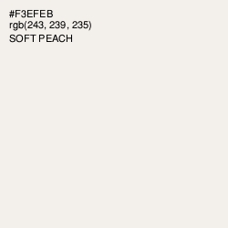 #F3EFEB - Soft Peach Color Image